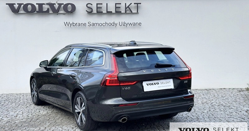 Volvo V60 cena 129900 przebieg: 116160, rok produkcji 2021 z Warszawa małe 352